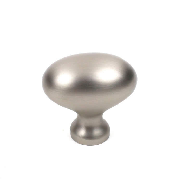 Oval Knob Handle For Kitchen   Doors Cabinets Drawers Satin Furniture