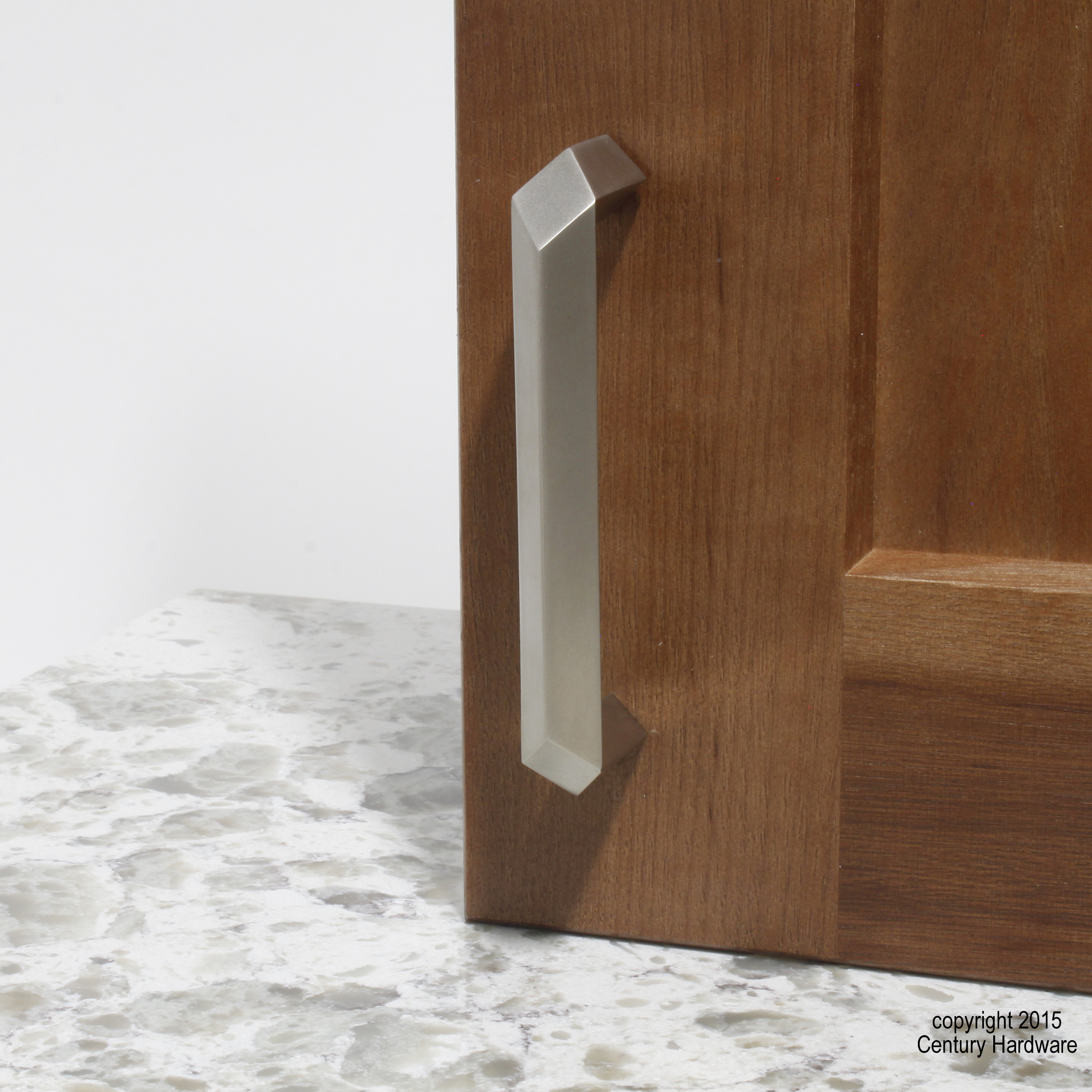 Venus Pull, 3 3/4 Inch (96mm) cc, Matte Nickel Europe - thumbnail 2