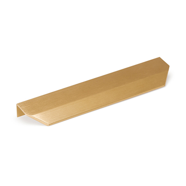 Soft Glam Brushed Dark Brass Modern Edge Pull Century Hardware