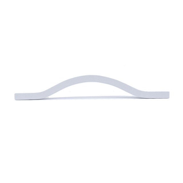 BAE Aluminum Pull, Matte White, 5 1/16 INCHES (128MM) CC - thumbnail 3
